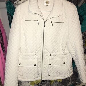 COPY - White Quilted Utility Style Jacket